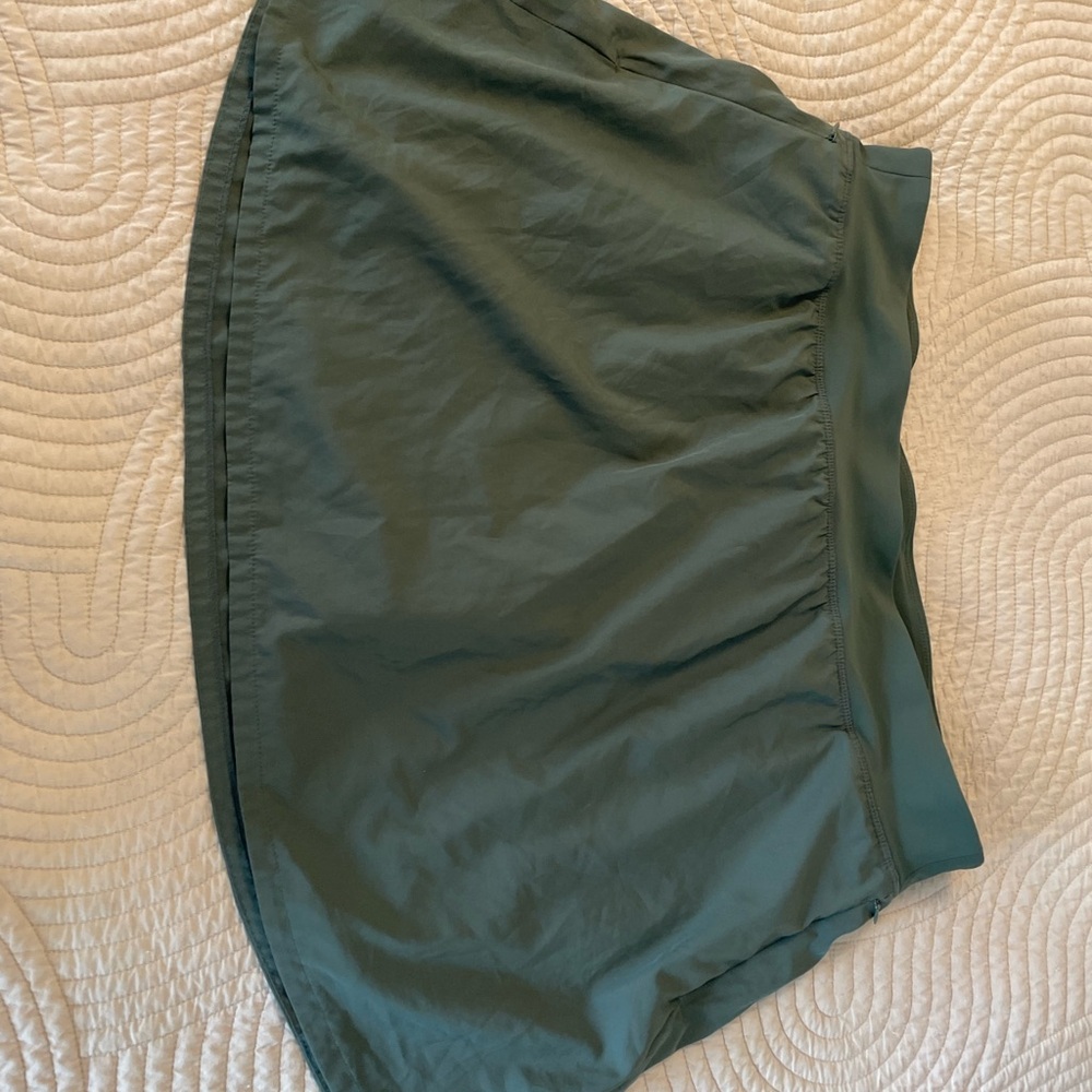 Women's Green Athletic Skort